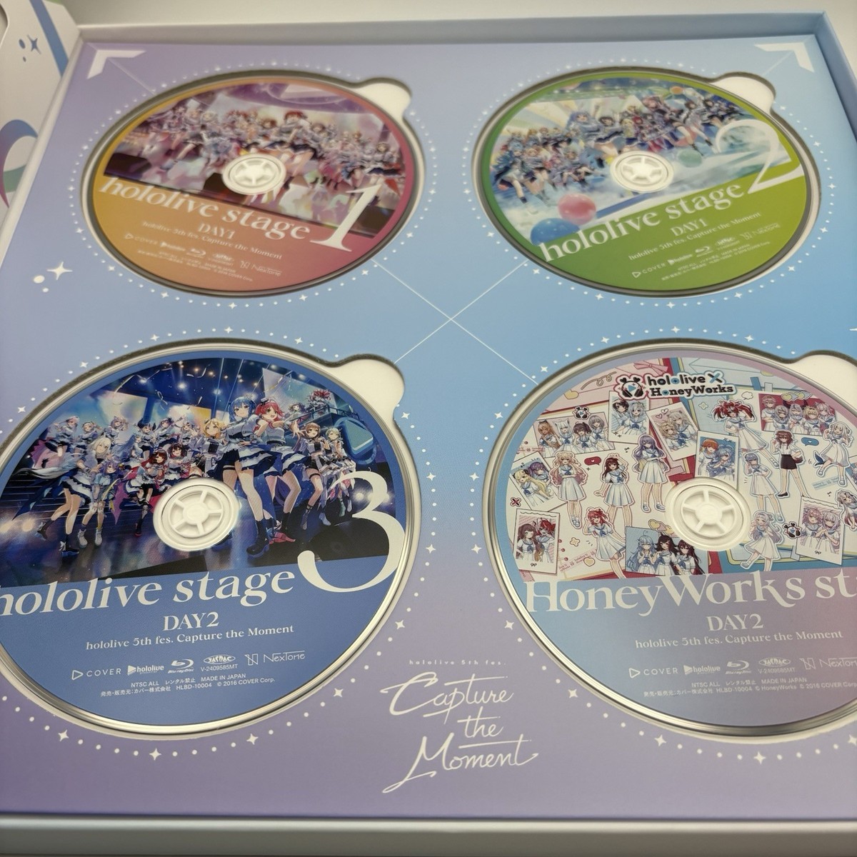 Hololive 5th fes. Capture the Moment Blu-ray 5 Disc Japan