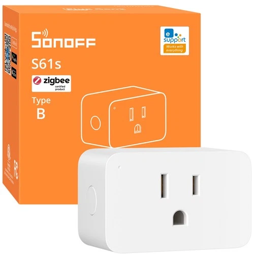 SONOFF S61S Smart Plug 15A Zigbee Outlet Energy Monitoring for Alexa Google Home