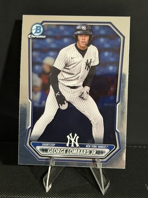 George Lombard Jr. 2026 Bowman Chrome #BC-64 1st Bowman New York Yankees NM