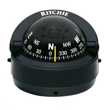 Ritchie S-53 Explorer Compass - Surface Mount - Black S-53 UPC 010342160416