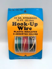 Radio Shack 278-1307 22 GA. 75 Ft. Hook Up Wire