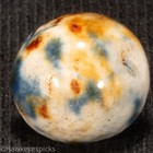 PEEWEE Handmade Fancy Bennington Antique Marble 1/2"- Mint Hawkeyespicks sg — photo 1