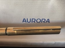 🔴 AURETTA penna sfera By Aurora dorata Italia scrive vintage ANNI 1970 A