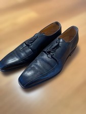 Dolce & Gabbana Leather Lace Up Shoes Black Size 7.5 DG1225674