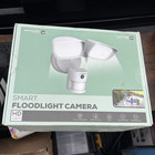 Merkury Smart 1080P Floodlight Camera 1800lm Motion Night Vision Siren White — photo 1