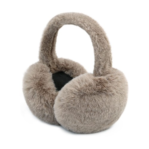 Foldable Ear Muffs for Women Cold Weather Fluffy Earmuffs Winter Warm Headban...