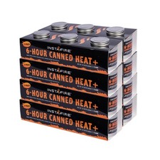 InstaFire 6-Hour Canned Heat (24 Cans), Canned Heat for Cooking, Canned Heat ...