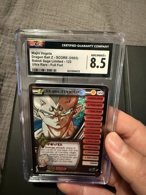 Dragon Ball Z Majin Vegeta Ultra Rare Full Foil Babidi Saga SCORE (2003) CGC 8.5