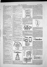 Old 1885 American Patents Gas Engine Hopkins Check Valve D'Este Perki Victorian