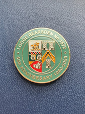 Lodge Bearsden 1572 Anniversary Enamel Scottish Masonic Token Penny Coin 