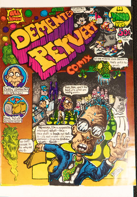Demented Pervert Comix #1 (1971) Yahoo Productions Underground Comix Rare
