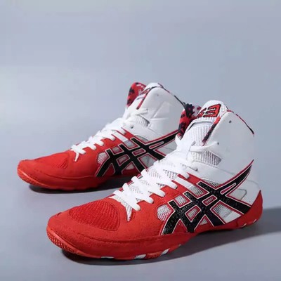 Men's Wrestling Boxing Shoes High Top Mesh Anti Slip Training Fighting Boots