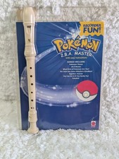 Deadstock Sealed Vintage 90s Pokemon 2 B A Master Recorder Flute with Songs Book