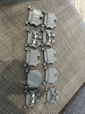 Morsettitalia Euro 2.5 Feed Through DIN Rail Mount Terminal Blocks X10 Used