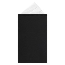 Prefolded Pocket Squares Men Triangle Handkerchief on Card Suit Tuxedo Jacket