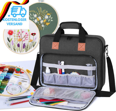 Luxja Tasche Für Stickerei Set, Kreuzstich Zubehör Tasche, Stickerei Tasche Für