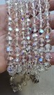 Vtg Judy Lee Aurora Borealis Crystal Necklace Earrings Bracelet Demi Parure Set — photo 2