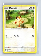 Meowth 2021 199/264 Common Pokemon Fusion Strike FST