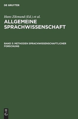 Methoden Sprachwissenschaftlicher Forschung (Hardback)
