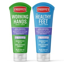 O'Keeffe's Working Hands Healthy Feet Night Treatment Cream Bundle 7oz