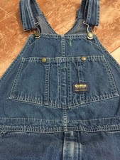 Men's OshKosh denim Bestbank overalls 36x31 cotton Vintage USA