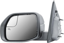 Replacement Driver Left Side Door Mirror Power and Heated Glass with Blind Spot