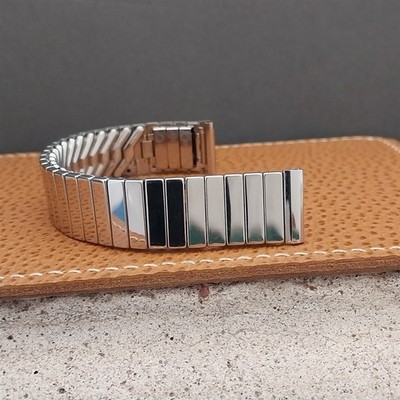 16mm Short Stainless Steel Kreisler USA nos 1950s Vintage Watch Band