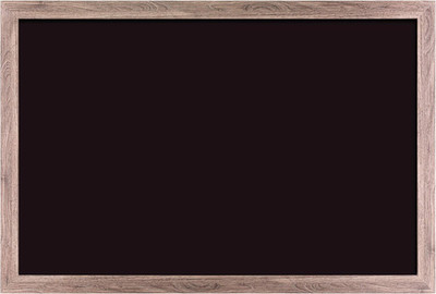 U Brands Magnetic Chalkboard 24x36 Rustic Wood Frame Matte Surface