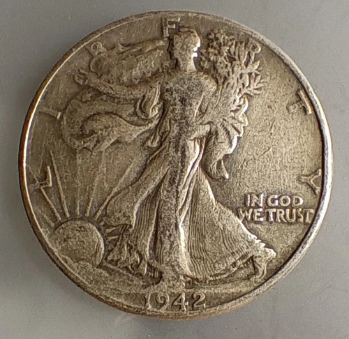 1942 Walking Liberty Silver Half Dollar | Philadelphia | Choice XF/AU