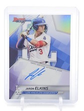 JARON ELKINS 2025 BOWMAN'S BEST AUTOGRAPH REFRACTOR AUTO #B25-JE DODGERS Q0902