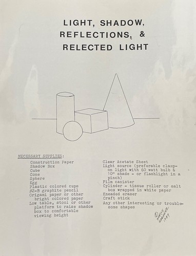 LIGHT SHADOW REFLECTIONS & REFLECTED LIGHT Study Painting Packet SHELLY GARDNER