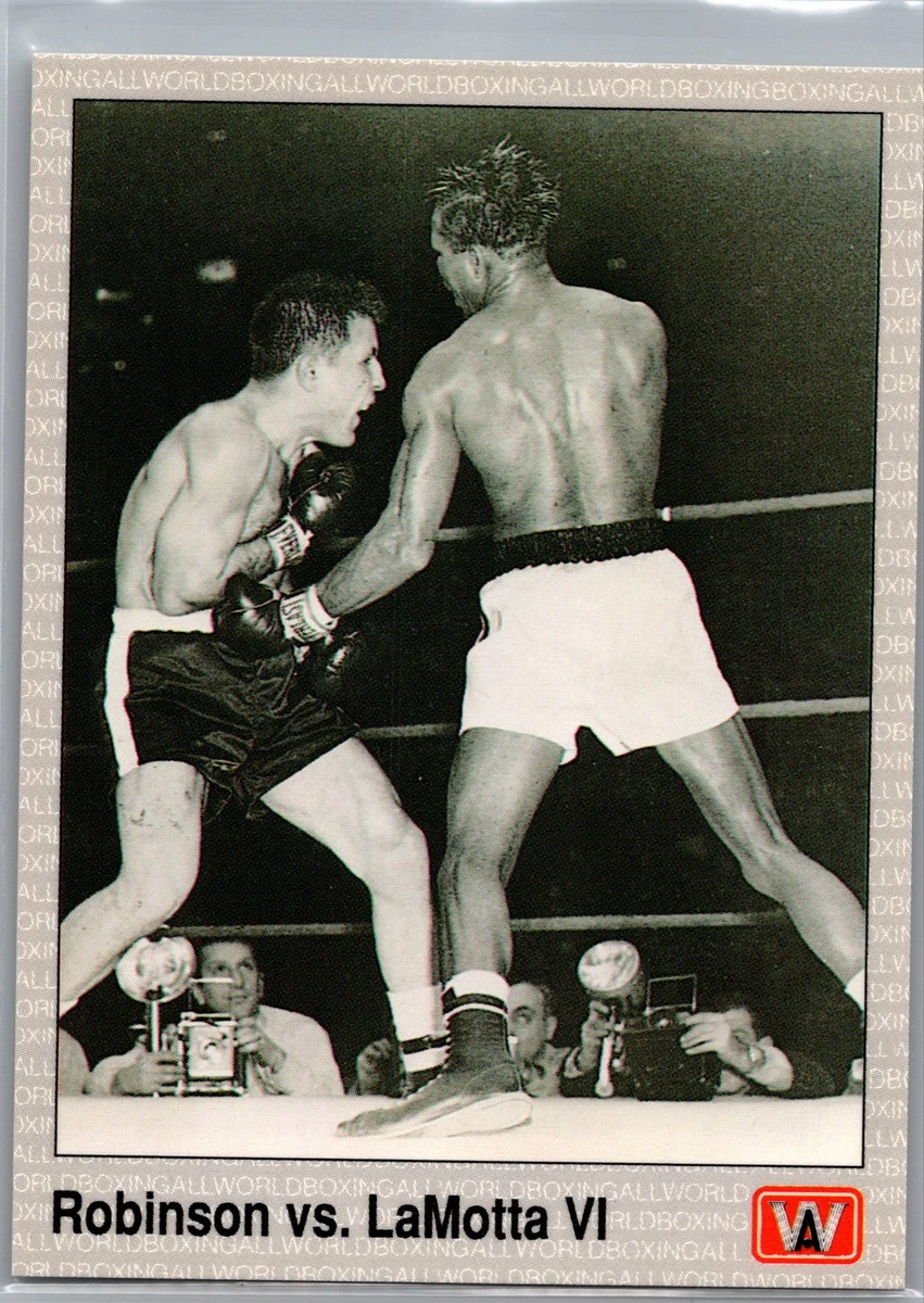 1991 All World Boxing - Jake LaMotta Sugar Ray Robinson #144 for
