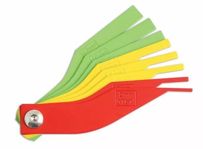 LASER TOOL COLOUR BRAKE LINING PADS DISCS GAP CHECKING TOOL GREEN YELLOW RED