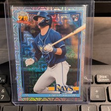 Topps 2026 Chrome Carson Williams Mojo Refractor Rookie Insert 91C-87 Rays
