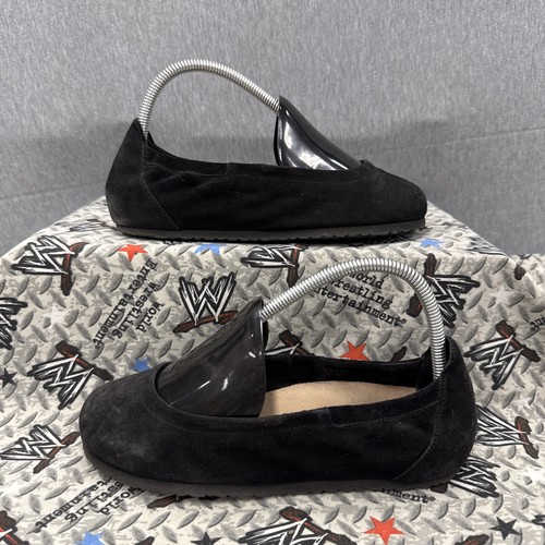 Birkenstock Celina Black Suede Flats Ballerina Women's Size 38