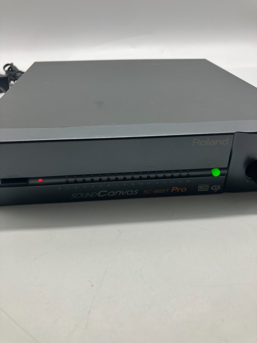 Roland SC-88ST Pro Sound Module 1998 Made in Japan w/Adapter