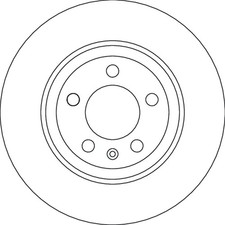 2x Bremsscheibe TRW DF4624 15,3 für VW POLO 6 AW1 BZ1 AE1 MPi TGI TSI TDI GTI A1