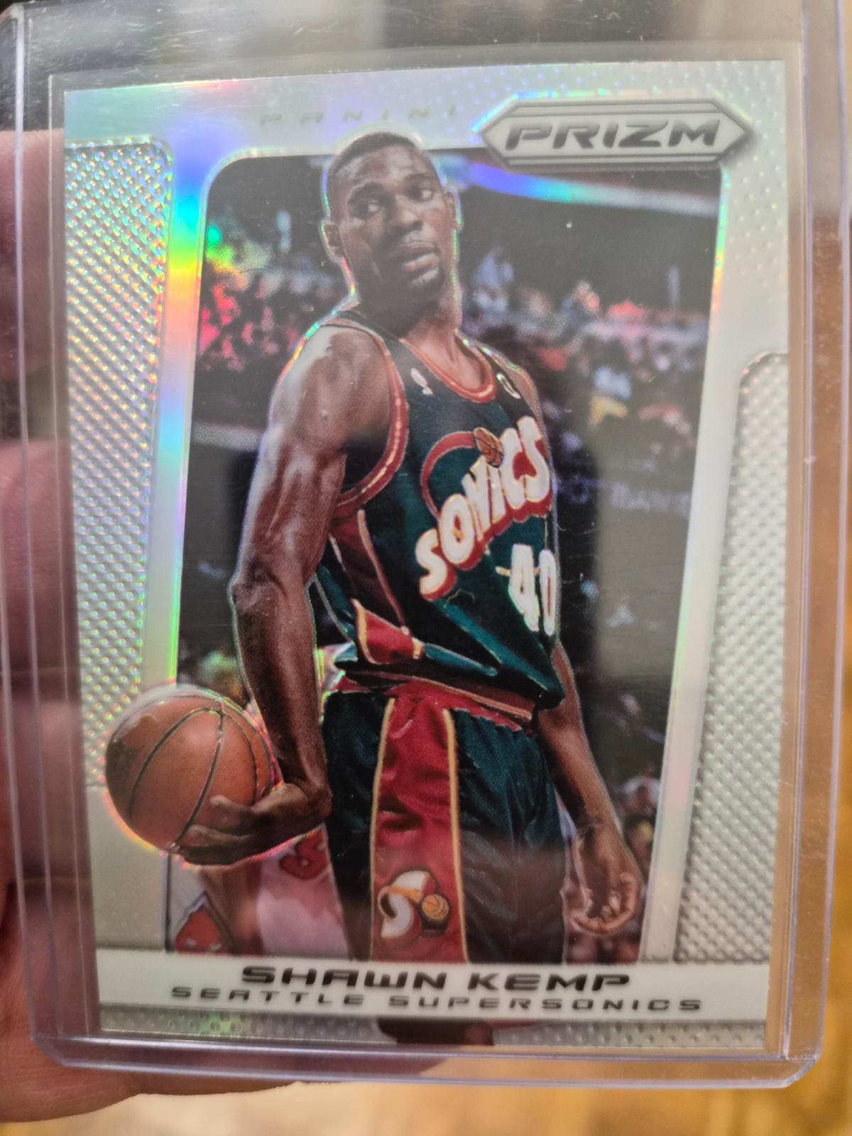 2013-14 Panini Prizm #234 Silver Prizm Shawn Kemp Seattle Supersonics 2nd Year