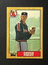 1987 Topps #446 Chuck Finley Collector's Edition (Tiffany)