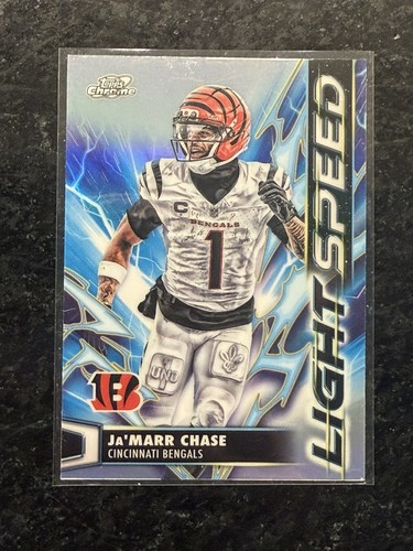 Ja'Marr Chase 2025 Topps Cosmic Chrome NFL Light Speed Refractor #LS-23 Bengals