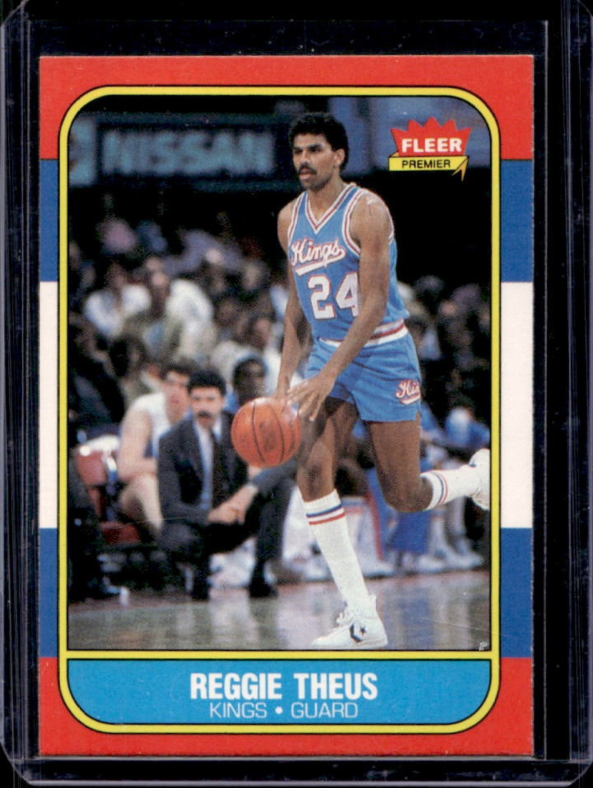 1986-87 Fleer Reggie Theus #108 Kings