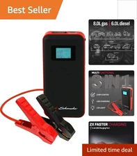 Ultimate Portable Jump Starter 1000A Lithium with Dual USB Charging Ports