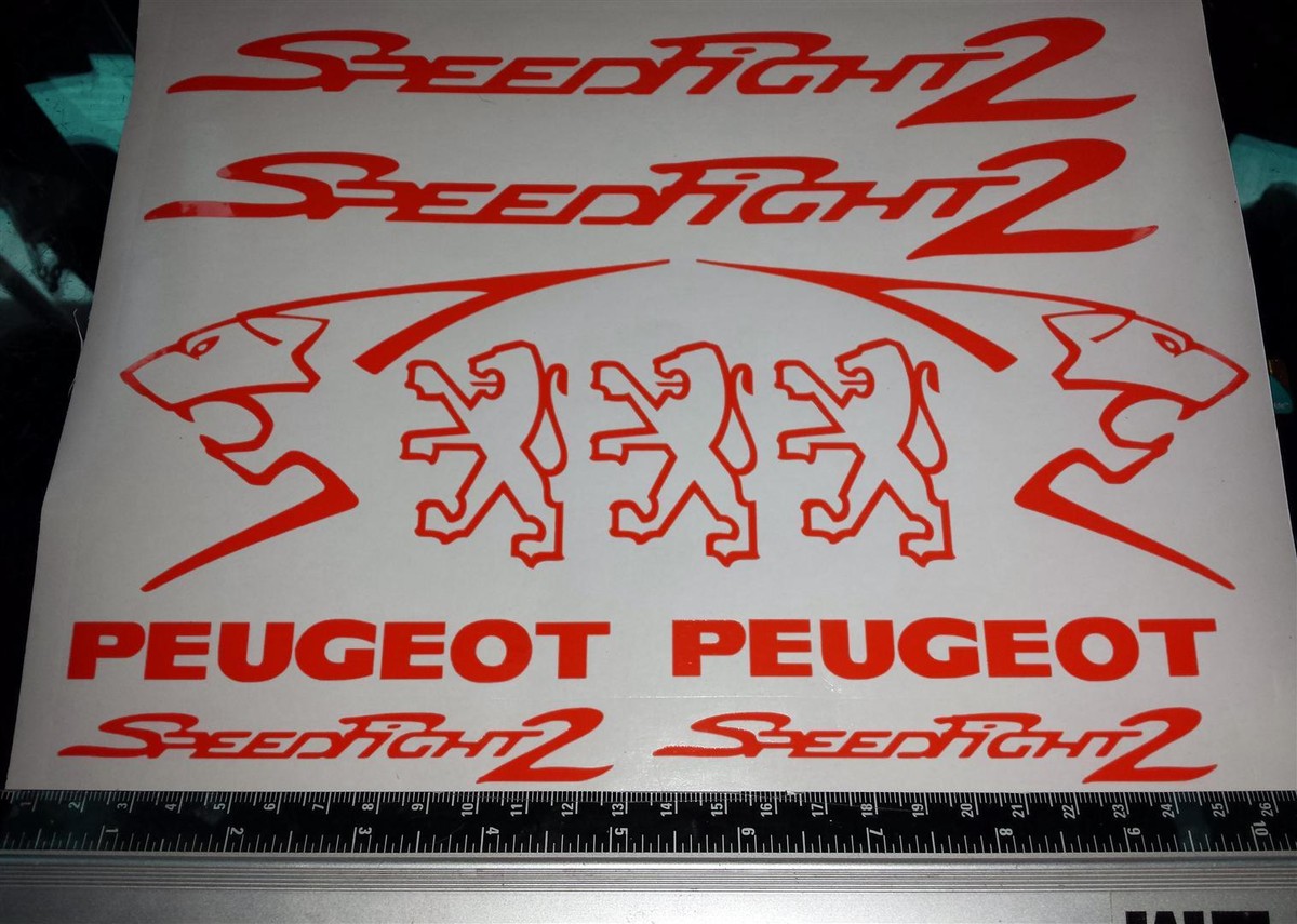 Aufkleber-Set Für Peugeot Speedfight 2 Roller – Wasserfeste Vinylfolie Mit 3M-Kleber, Individuelles Design