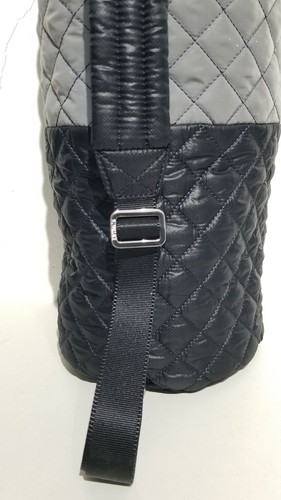 Rare MZ Wallace Black Quilted Metro Sling Crossbody Bag With Reflective Stripe - Picture 7 of 11