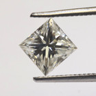 GIA loose certified 1.06ct VS2 H princess square cut brilliant diamond Natural — photo 4