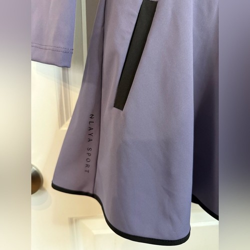Vestido de golf Olaya para mujer púrpura y negro UV50+ manga larga equilibrio - talla grande - Imagen 2 de 10