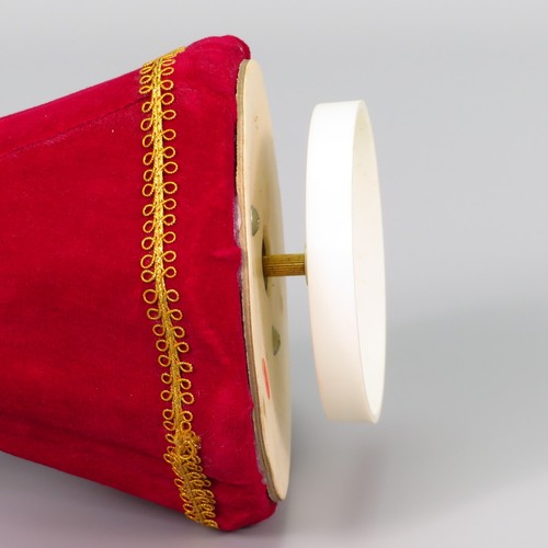 Caja de Música Ángel Giratoria Flocada Cerámica Giratoria Borgoña Sankyo Japón - Imagen 15 de 20