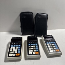 Vintage Texas Instruments TI-2550 Memory Calculator - lot of 3 untested
