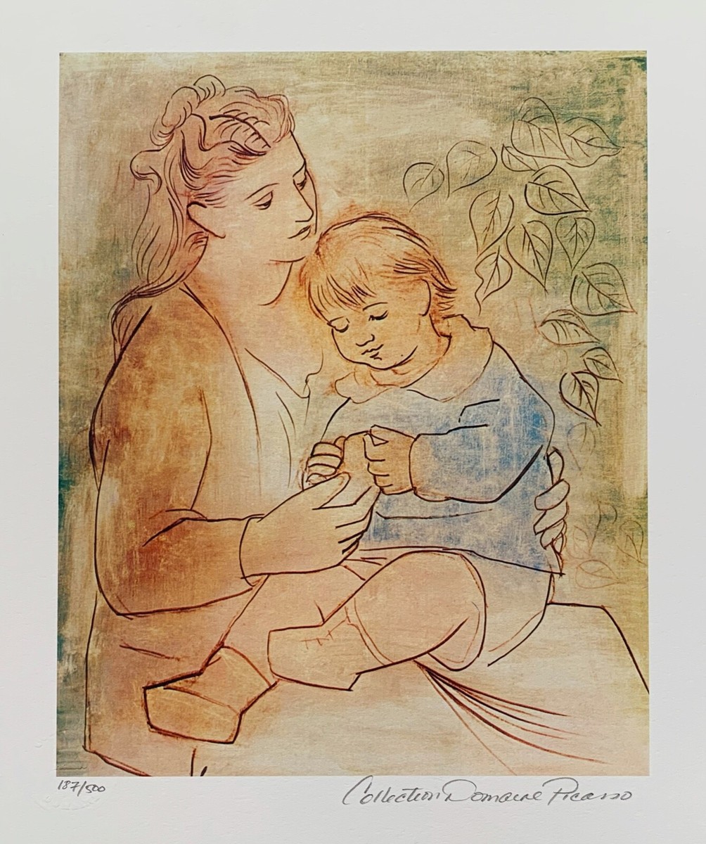 Pablo Picasso 母と子 ジークレー Pablo Picasso 母と子 ジークレー Pablo Picasso MOTHER AND