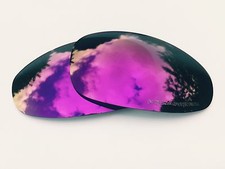 ENGRAVED POLARIZED PURPLE MIRRORED REPLACEMENT LENSES FOR OAKLEY JULIET